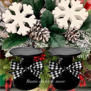 Farmhouse Black  Display Riser Set